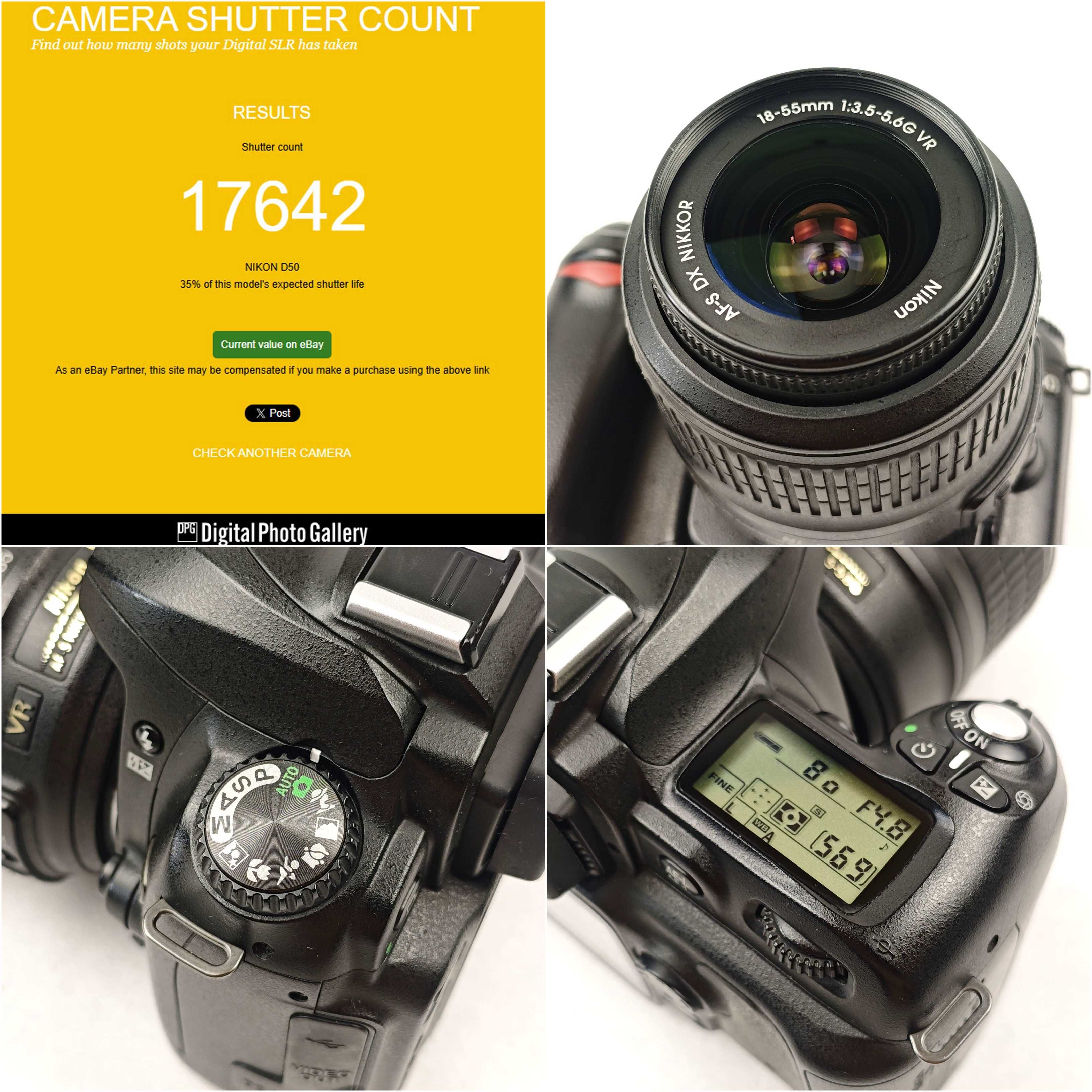 Дзеркальний фотоапарат Nikon D50 KIT 2Gb [CCD матриця/викрутка]