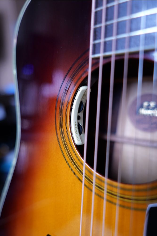 Morris W-50 ( analog Martin- D41 ) gitara premium LR baggs+futeral