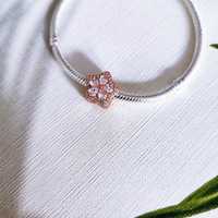 Charms PANDORA Gwiazdka • Śnieżynka • Płatek Śniegu • Rose Gold • S925