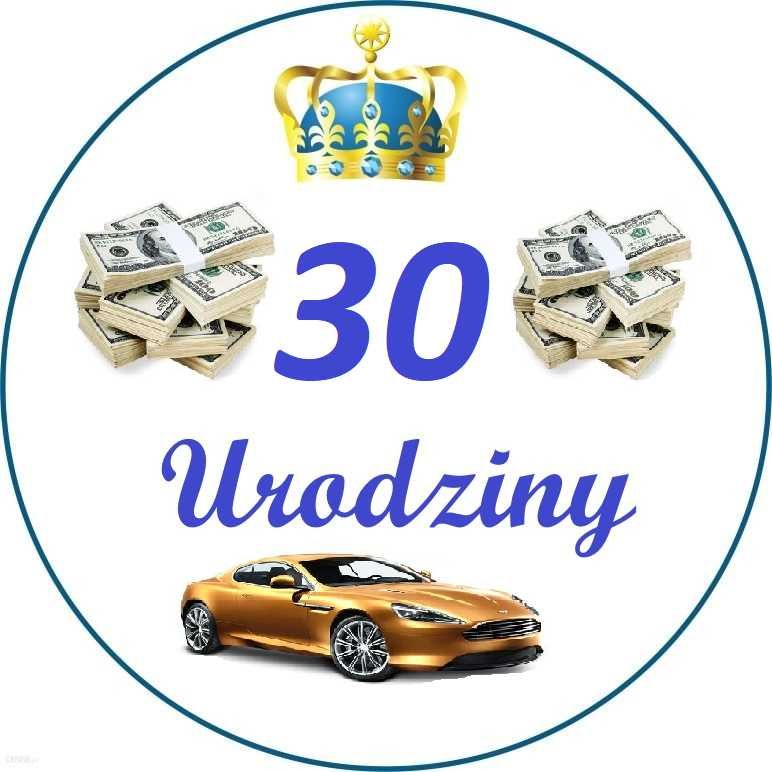 Opłatek na tort urodziny whisky drink okazja wzory