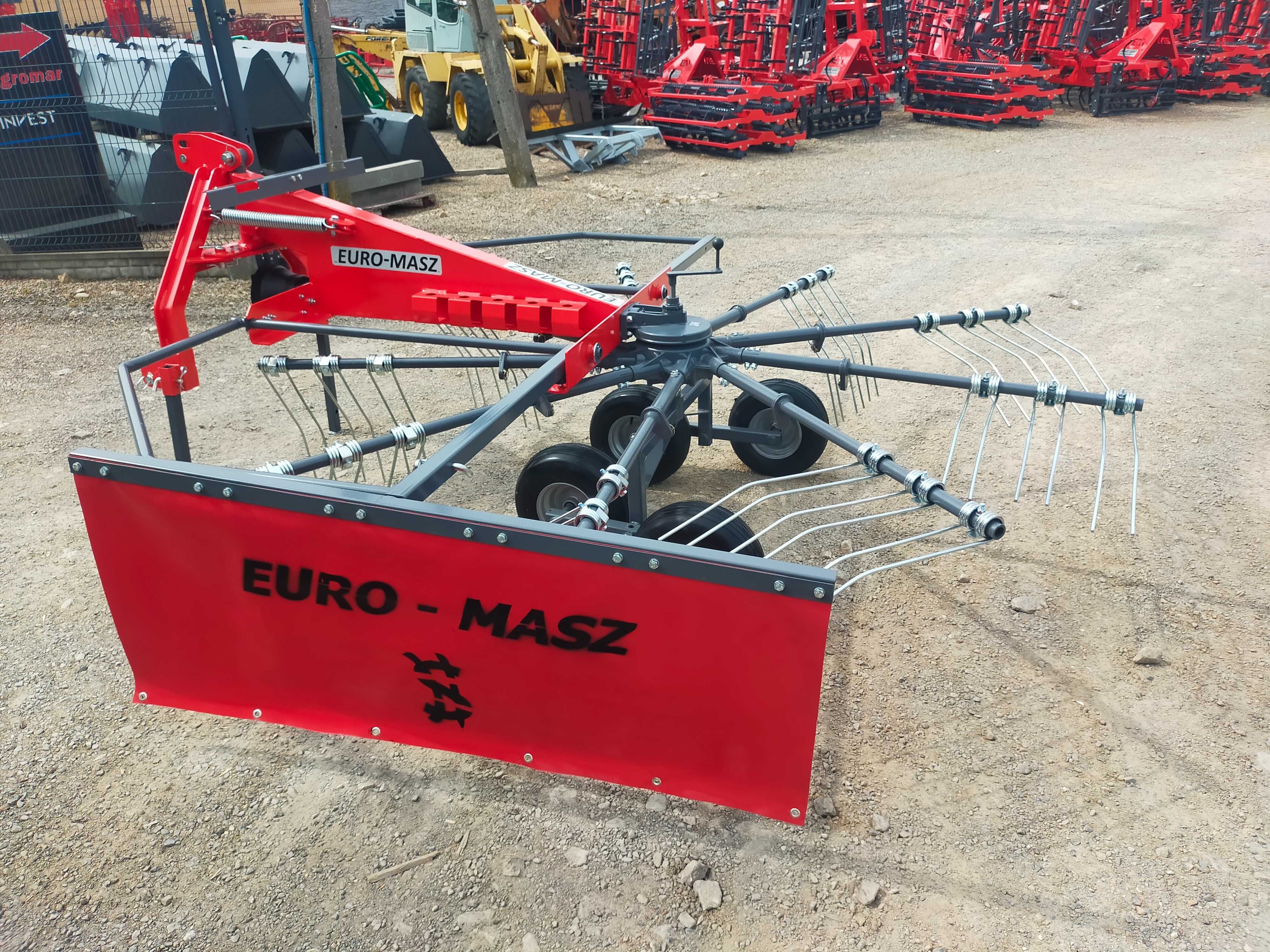 ZGRABIARKA karuzelowa *tandem *3,5m *wom *szerokie koła EURO-MASZ !!
