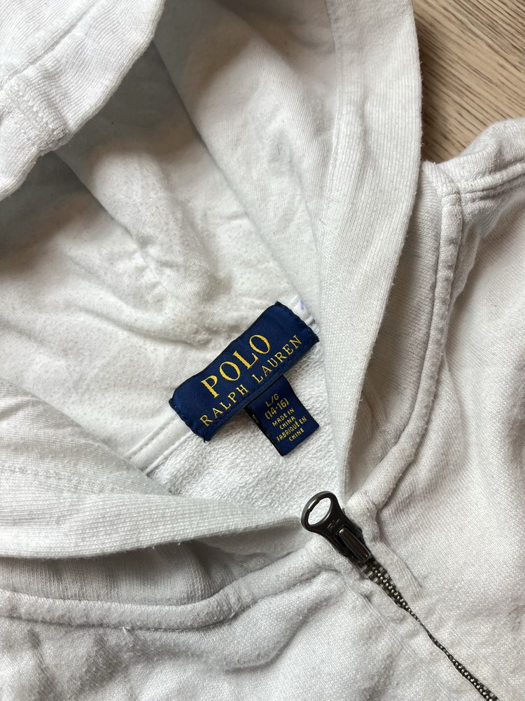 Polo Ralph Lauren Bluza rozpinana z kapturem Zip Hoodie Old money Rap