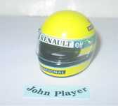 Capacete Ayrton Senna -Temporada 1985 (Lotus) - C/DEFEITO - Escala 1/8