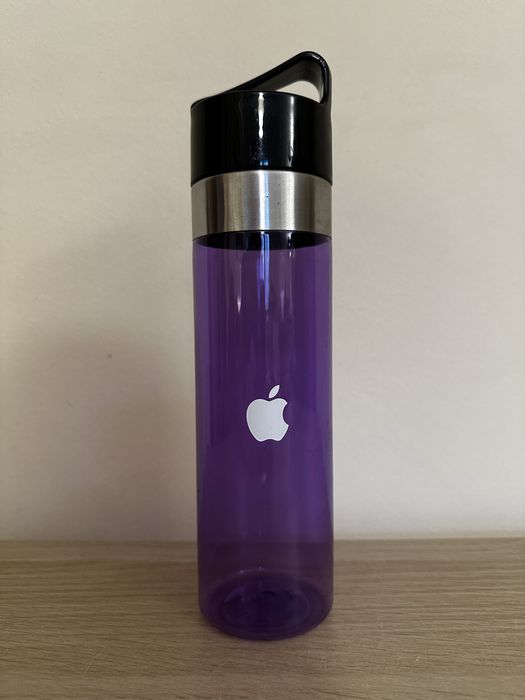 Nowy fioletowy bidon/butelka 500 ml z logo Apple