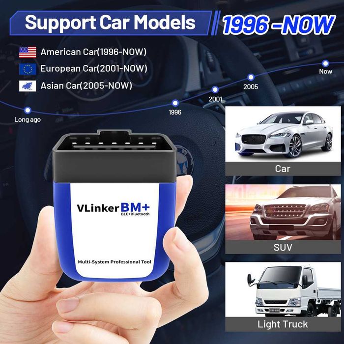 Interfejs diagnostyczny do BIMMERCODE BMW Vgate vLinker BM+ BT4.0