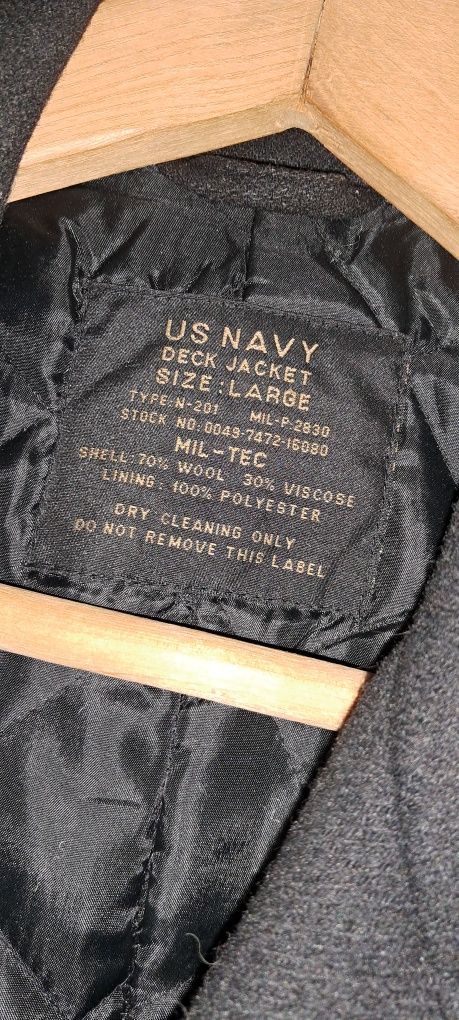 Пальто-бушлат Mil-Tec US Navy Peacoat - Black