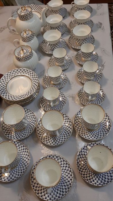 Сервіз ЛФЗ. Тюльпан, Кобальтова сітка