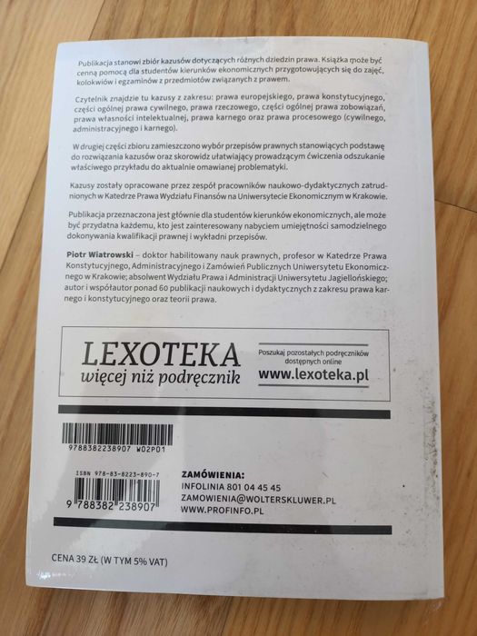 Kazusy z prawa dla ekonomistów