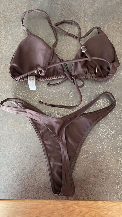 Bikini castanho shein tamanho S