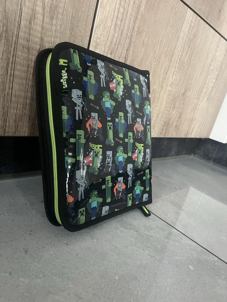 Piórnik duzy z wyposazeniem minecraft