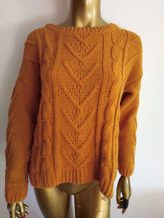 Camisola Malha Cor Laranja Primark S (38-40)