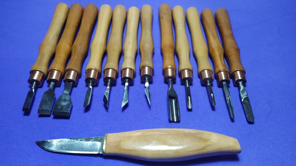 Набір різців для різьби по дереву. Різці. Резцы. Творчість.