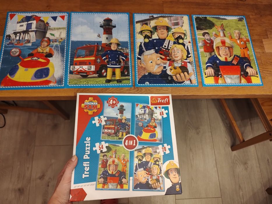 Puzzle Trefl 4 w 1 Strażak Sam