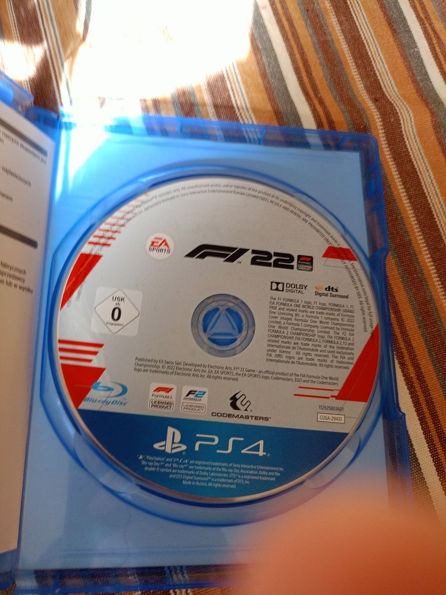 Sprzedam Gor of war i F1 2022 na ps4