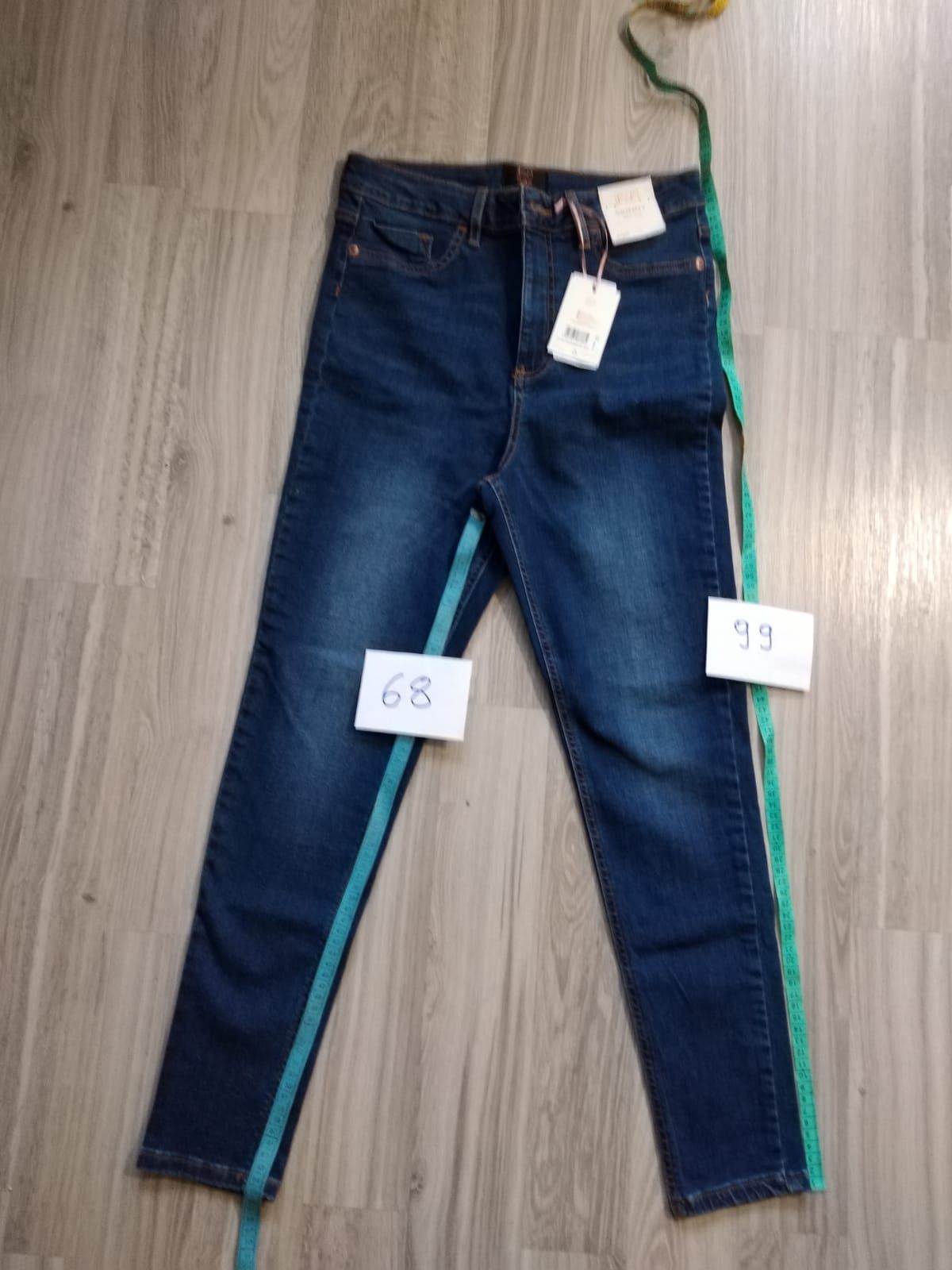 Spodnie jeansowe z lycra damskie