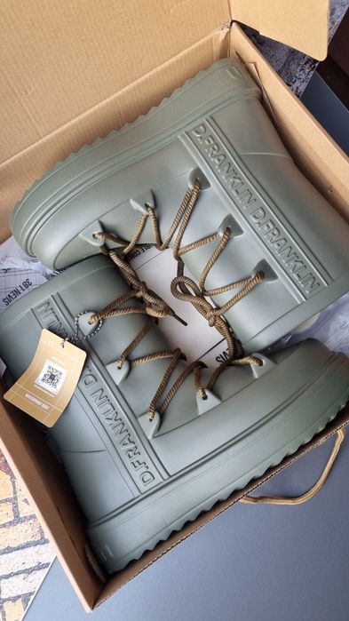 Zielone kalosze D.Franklin Nevis rozmiar 39