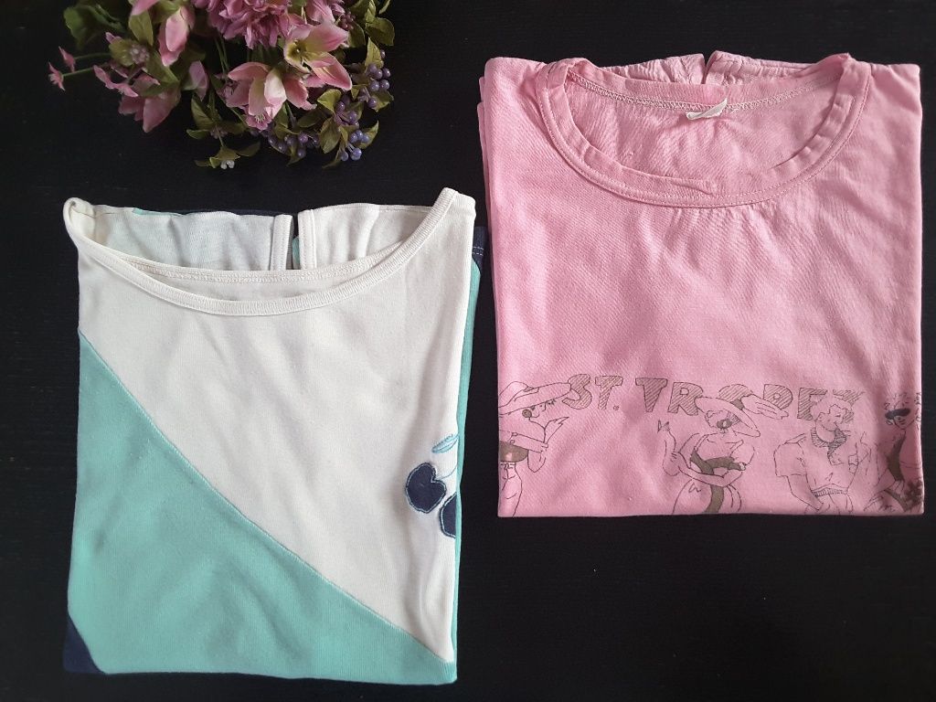2 topy damskie bluzki letnie + spodenki rozmiar M / L