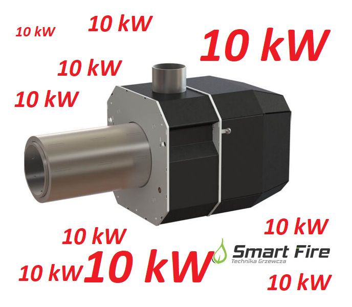 palnik na pellet kipi rotary moc 10 kW mini 6-8 mm zapalarka rot power