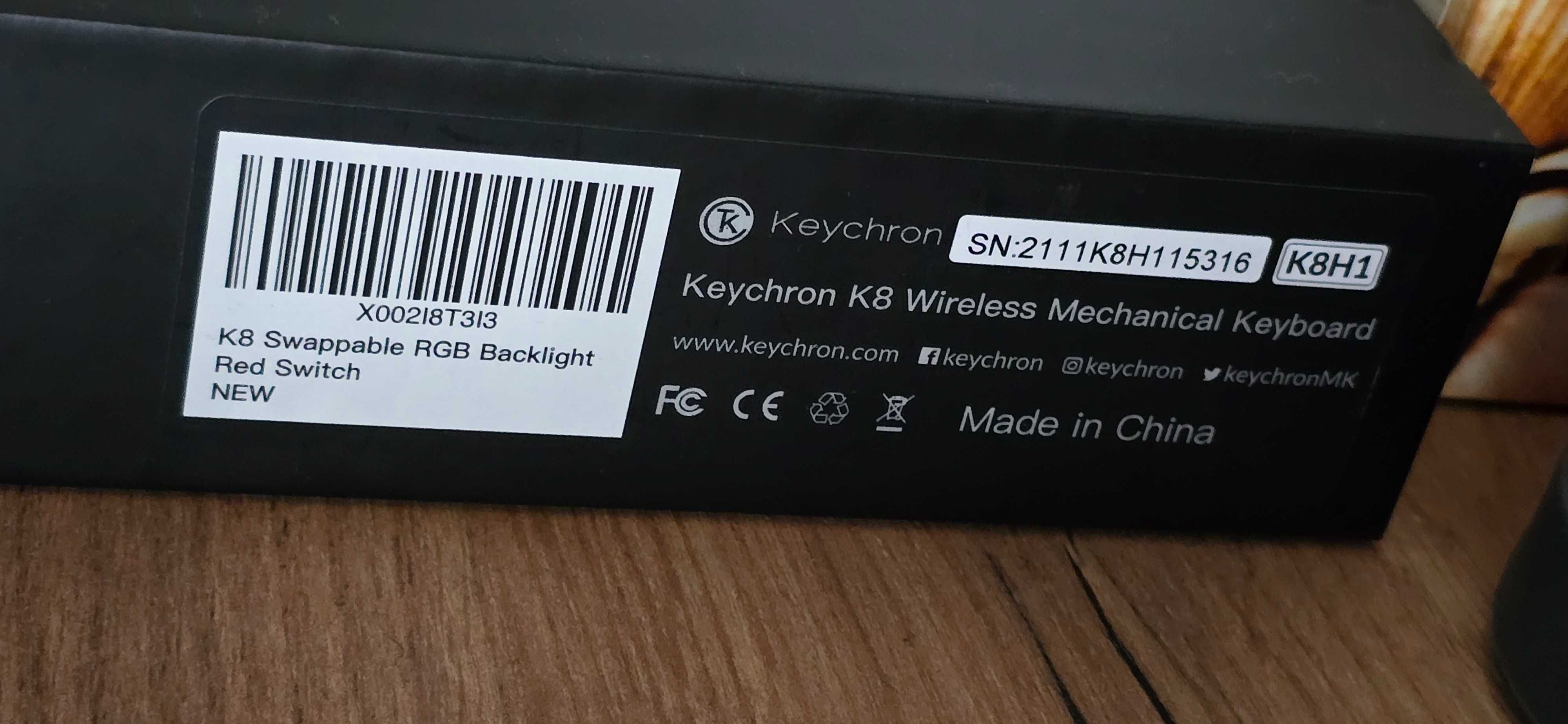 Klawiatura mechaniczna Keychron K8