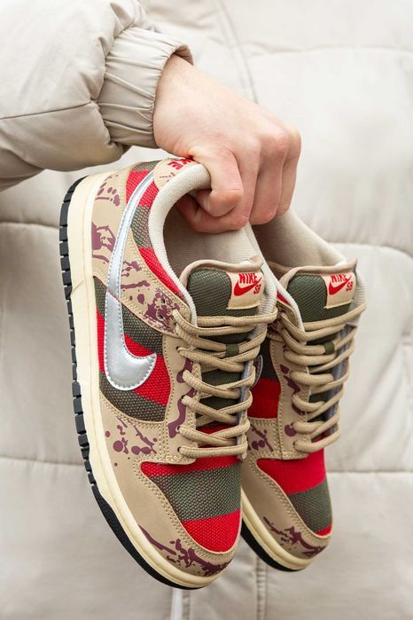 Чоловічі Кросівки Nike SB Dunk Low Freddy Krueger 41-45 Без Предоплати