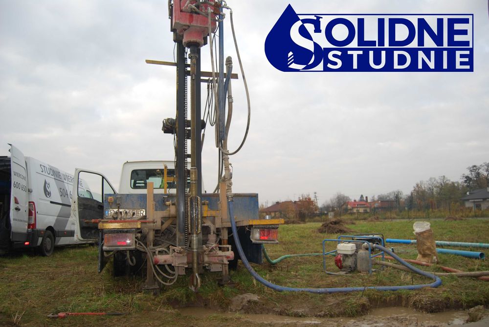 wiercenie studni studnie głębinowe wiercone Łódź Pabianice Stryków
