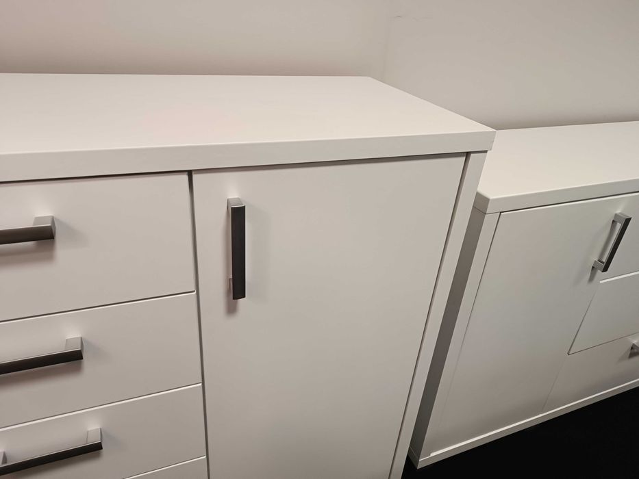 Nowa Komoda 165cm z Szufladami -BIAŁA, -50% OUTLET Meble Pyka OLESNO