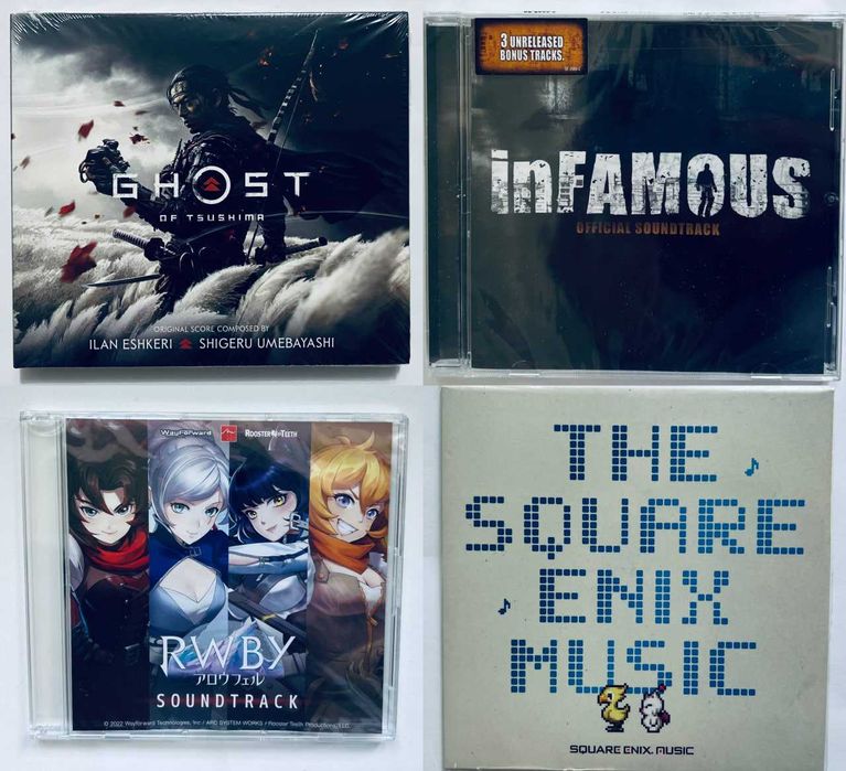 Ігрова література, Audio CD, Video-диски, DVD / BD