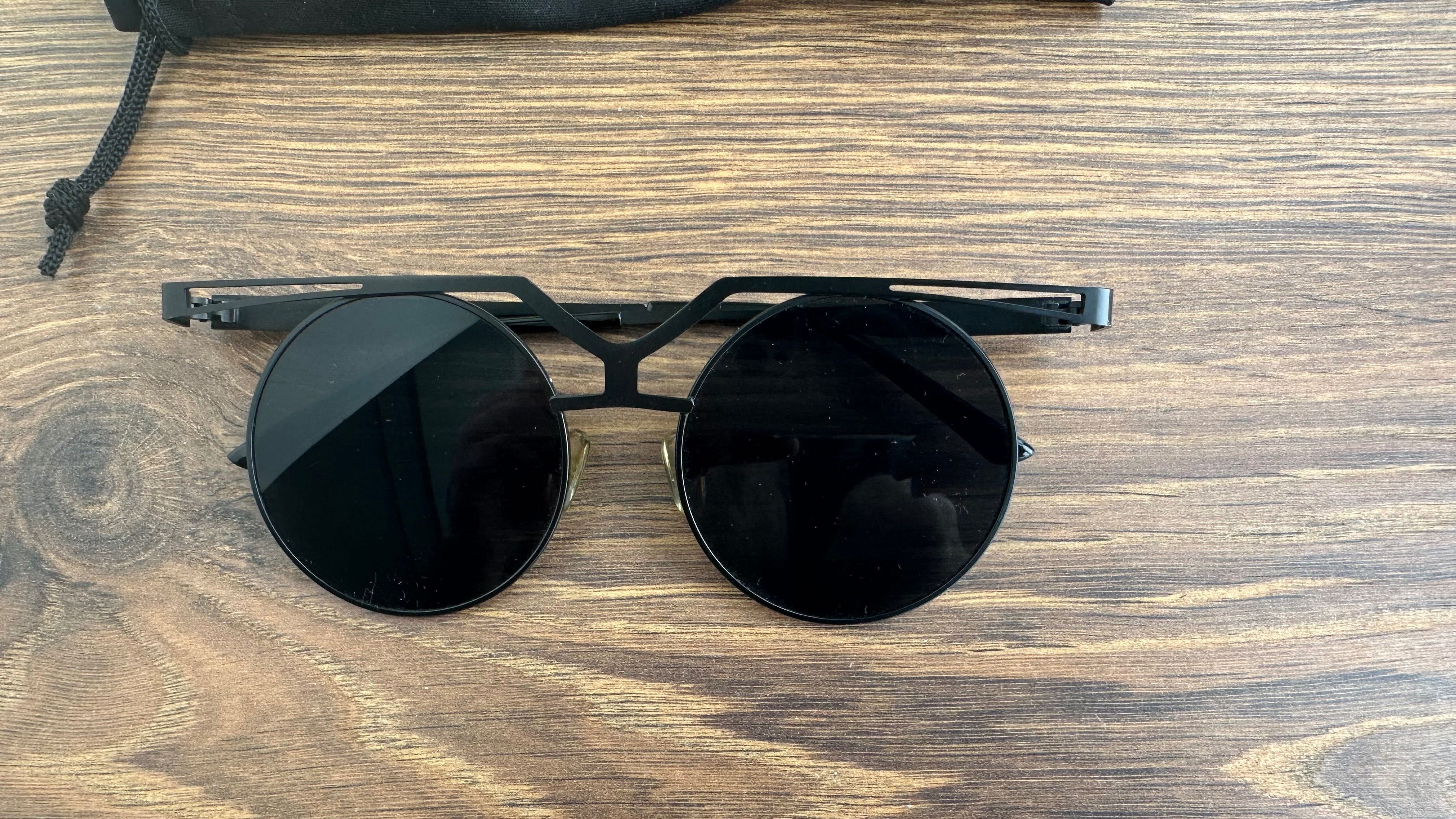 Солнцезащитные очки, круглые, в идельаном состоянии