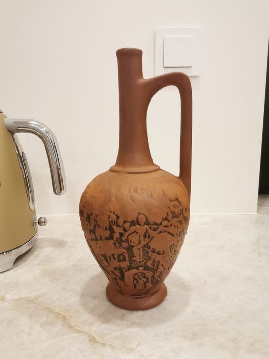 Butelka z kamionki wazon