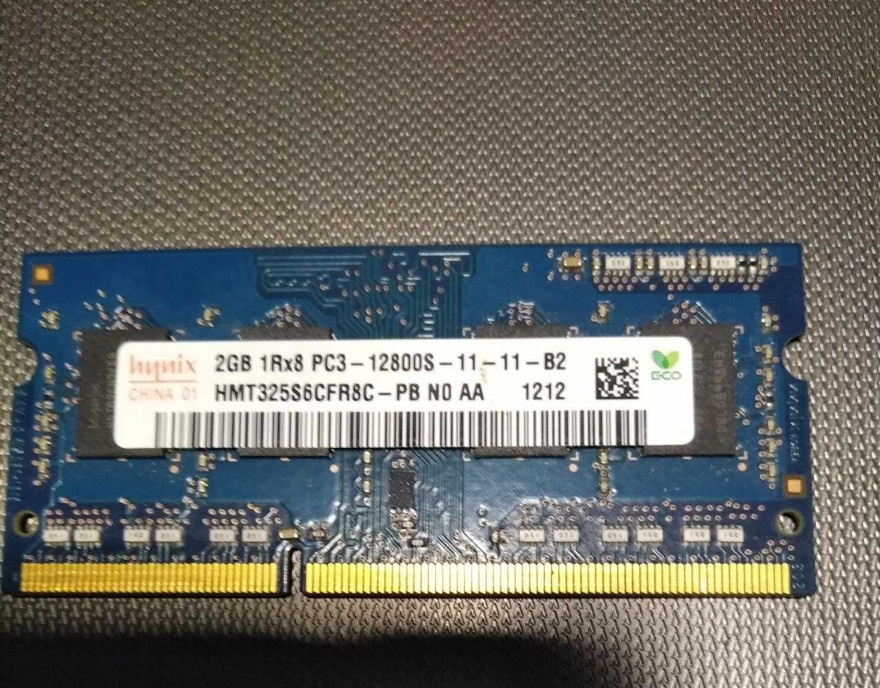 Оперативная память ноут SODIMM DDR3 2Gb1600MHz Hynix(HMT325S6CFR8C-PB)