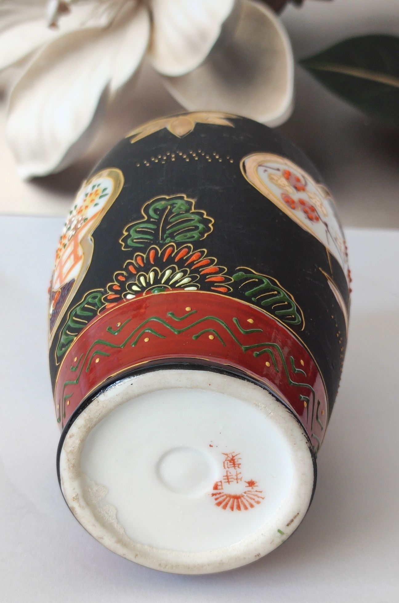 Piękna stara porcelana wazon Nippon Tokusei