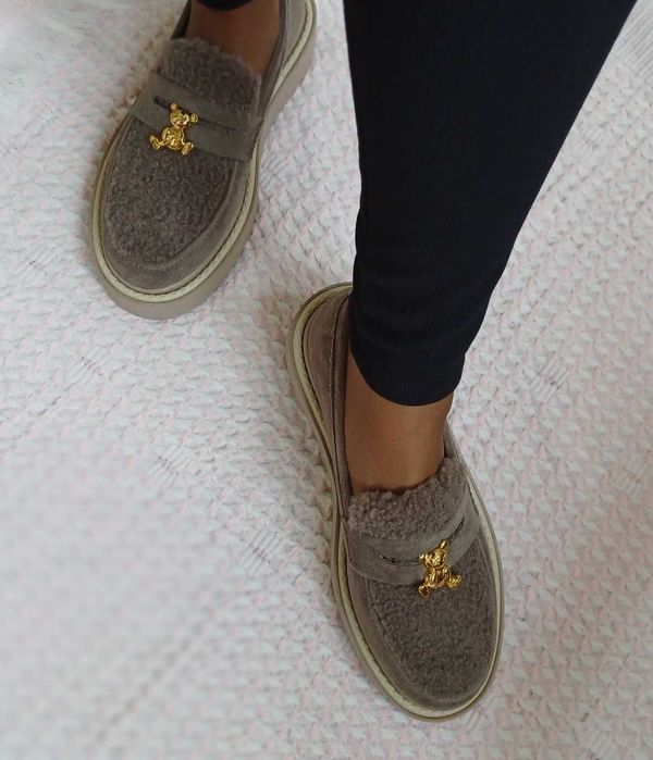 Лофери з ведмедиком тедді