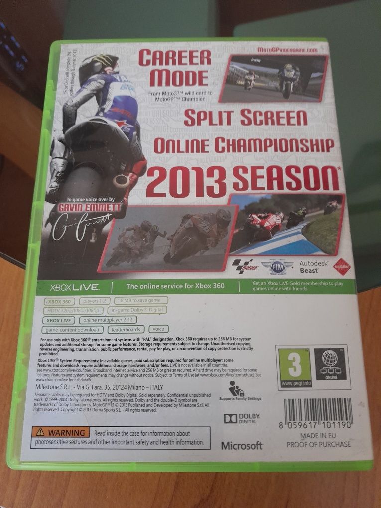 Moto GP 13 .Stan BBD.X box 360
