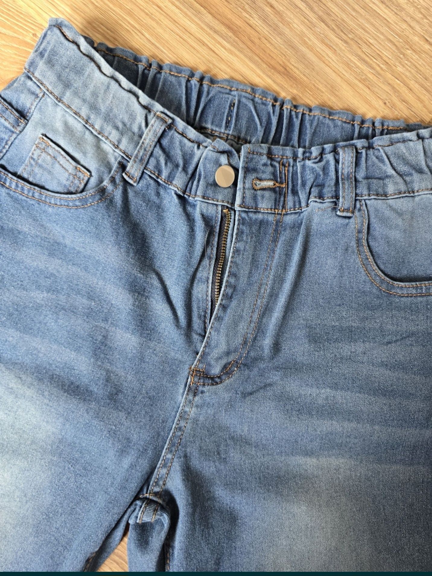 Nowe jeansowe spodnie damskie mom fit roz. L 40