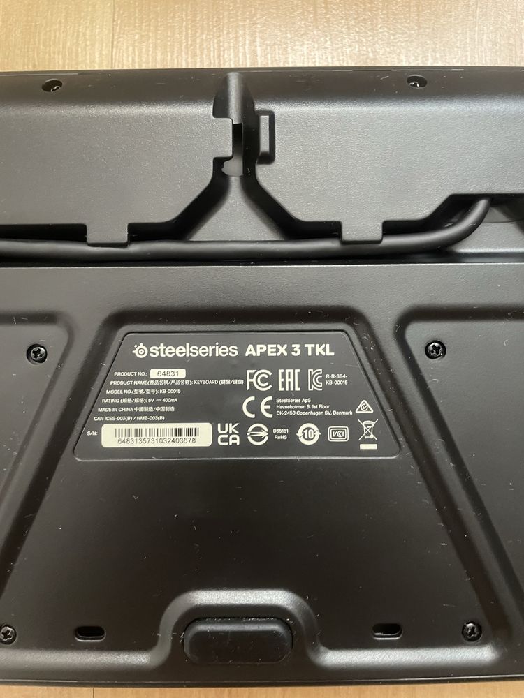 Klawiatura do komputera Steelseries Apex 3 tkl