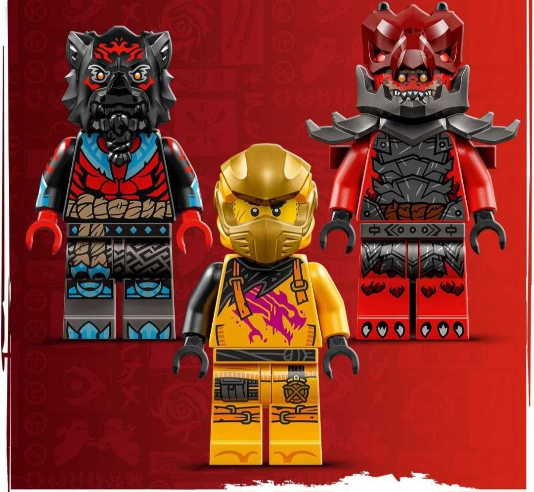 LEGO® NINJAGO 71833 Ras i burzowy superodrzutowiec