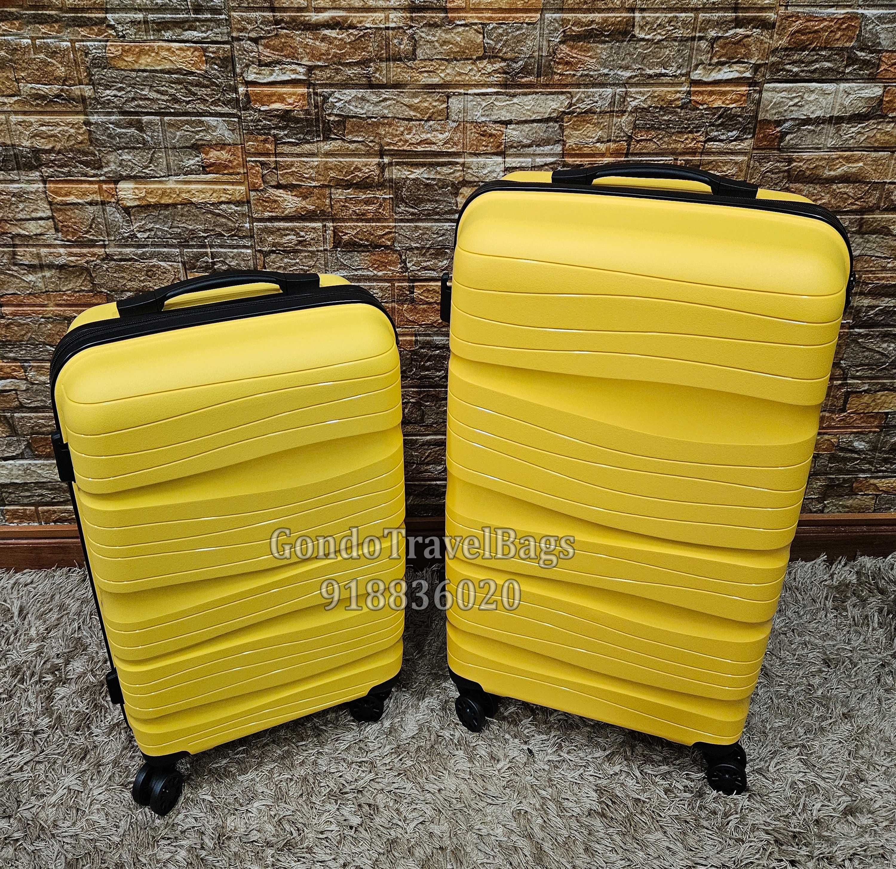 MALA PORÃO GRANDE 32Kg + MALA CABINE 8 a 10Kg NOVAS - POLIPROPILENO