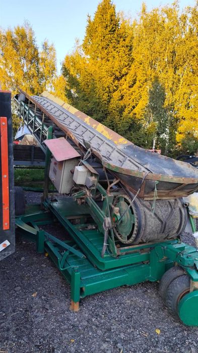 Pryzmownik dolnego zasypu Visser przenośnik taśmowy 12m  taśmociąg