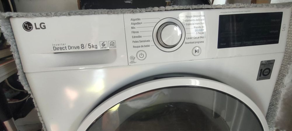 Maquina lavar e secar marca LG