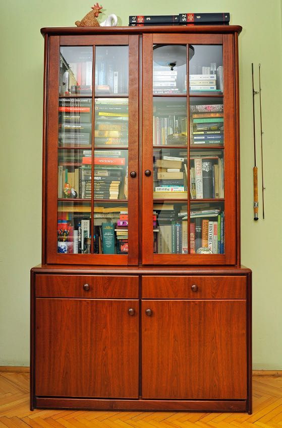 Biblioteka Witryna - lata 80 - mebel produkcji francuskiej