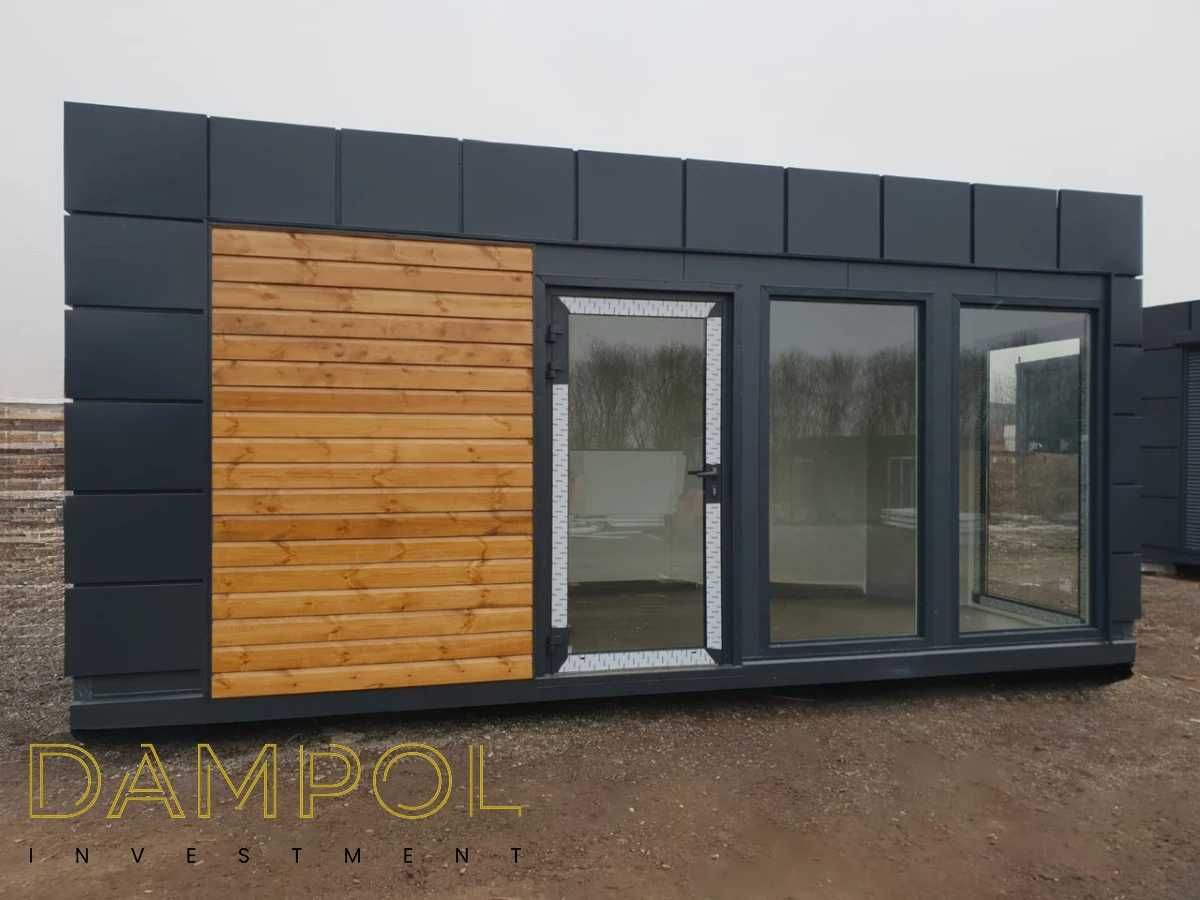 Pawilon kontener 700x300 biurowy ,handlowy, szybka realizacja