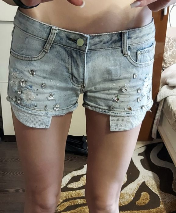 Шорти джонсові блакитні