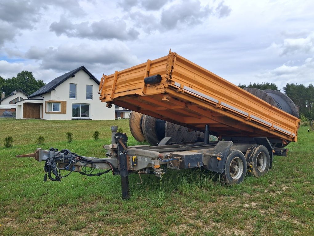 Przyczepa Tandem Humbaur wywrotka niskopodwozie