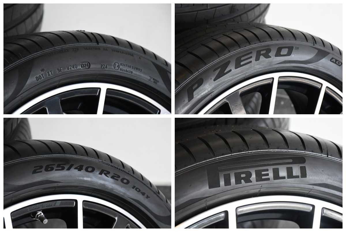 Koła Felgi Audi 20 A8 S8 D3 D4 D5 4N0.601025BQ Lato Pirelli Demo 2024r