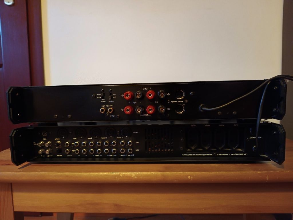 Braun PA4 i CC4 końcówka mocy i przedwaznacniacz Marantz Pioneer Sans