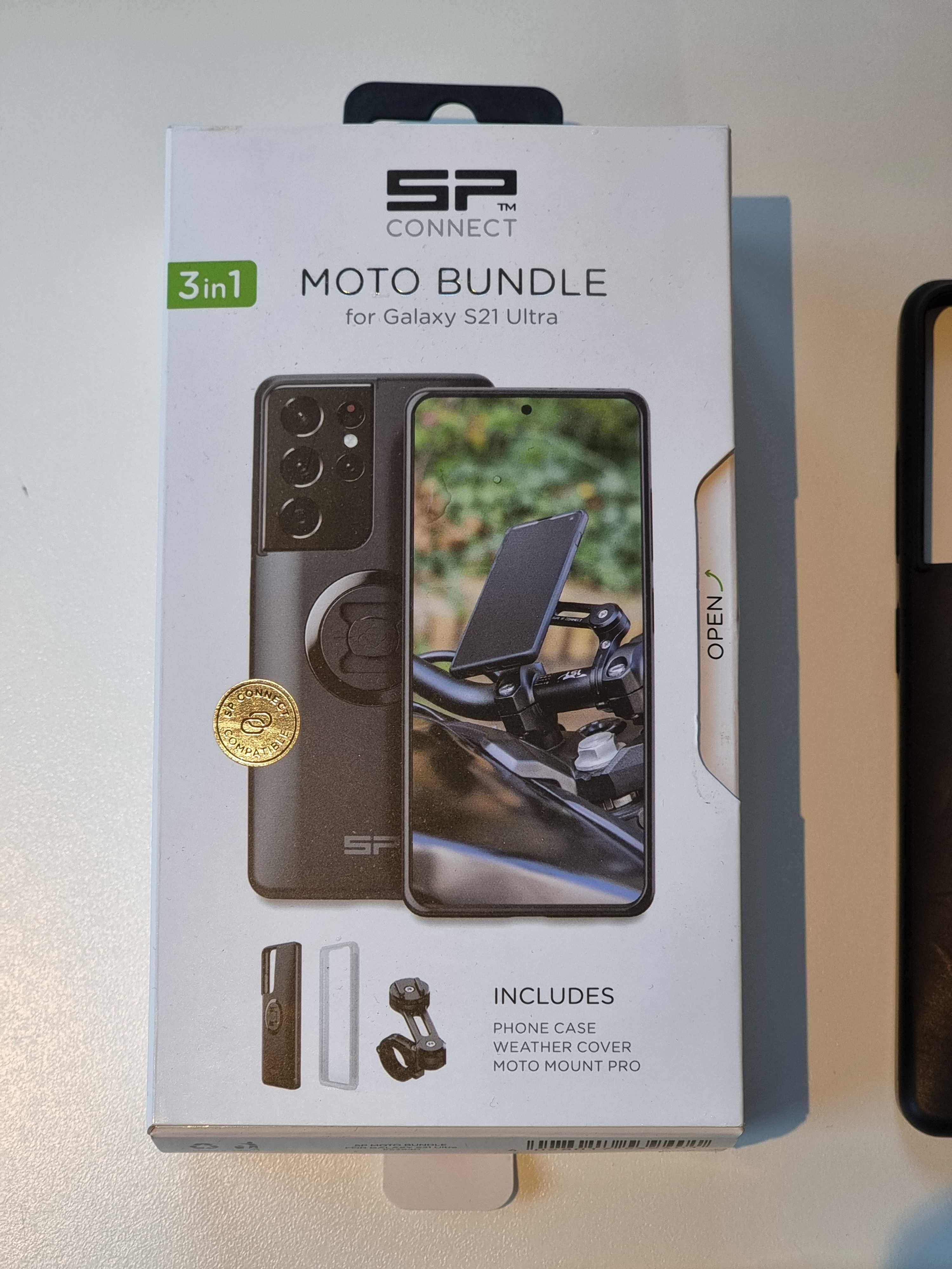 SP Connect uchwyt motocyklowy + etui Samsung Galaxy S21 Ultra