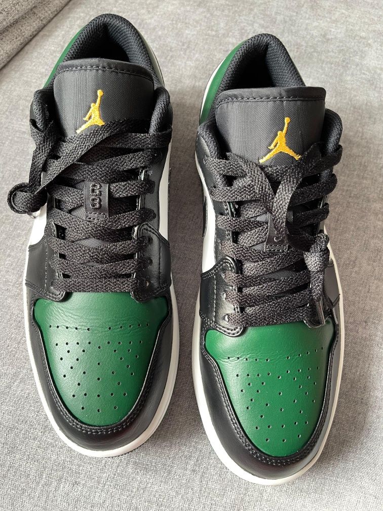 Nike, Air Jordan 1 Low Green Toe, 43 р.