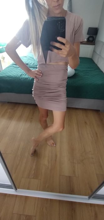 Komplet spódnica plus bluzka Selfieroom r xs