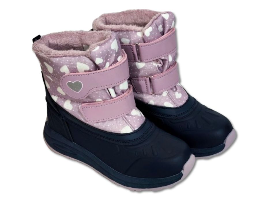 Buty Śniegowce Cleve Rozmiar 30 - Dziewczęce Granatowe