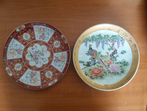 Pratos Chineses de parede / Porcelana